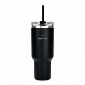 Copo Térmico Inox Portátil 1200ml/1.2L Garrafa Térmica Inoxidável com Tampa e Canudo