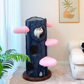Árvore Natural para Gatos - Perfeita para seu felino explorar, brincar e descansar.