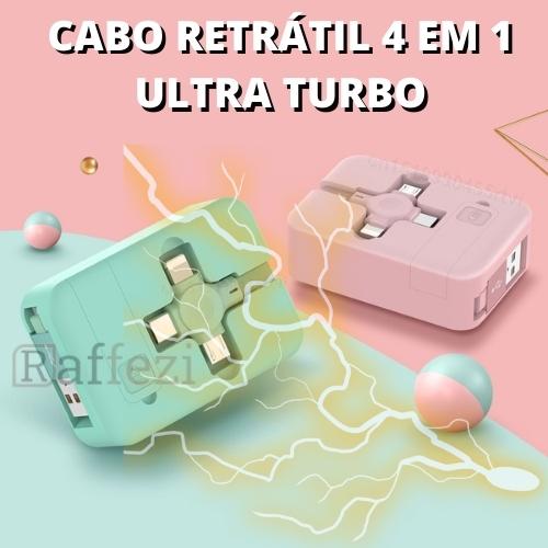 Carregador Retrátil Indestrutível 4 em 1 Ultra Turbo - SmartCharger™ (50% OFF)