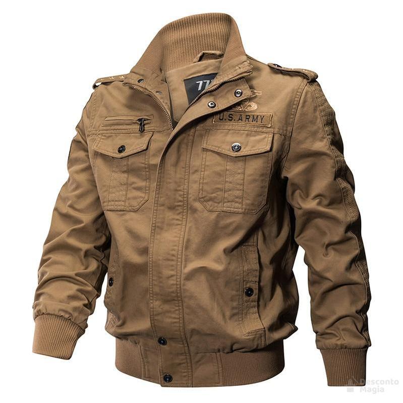 Jaqueta Masculina - Estilo Aviador Militar