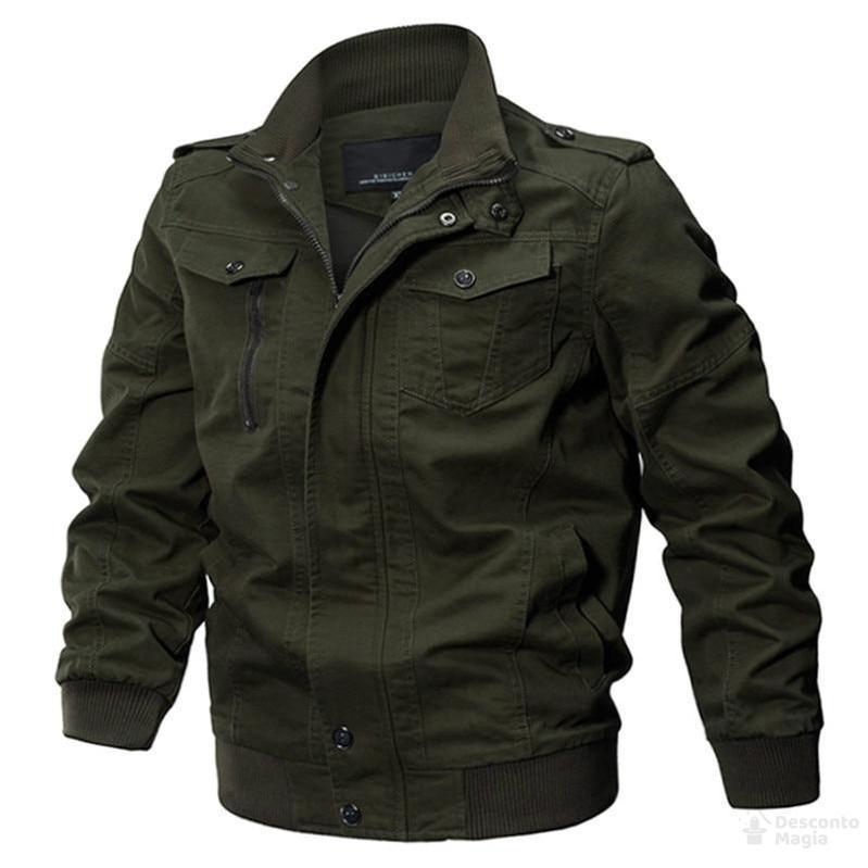 Jaqueta Masculina - Estilo Aviador Militar