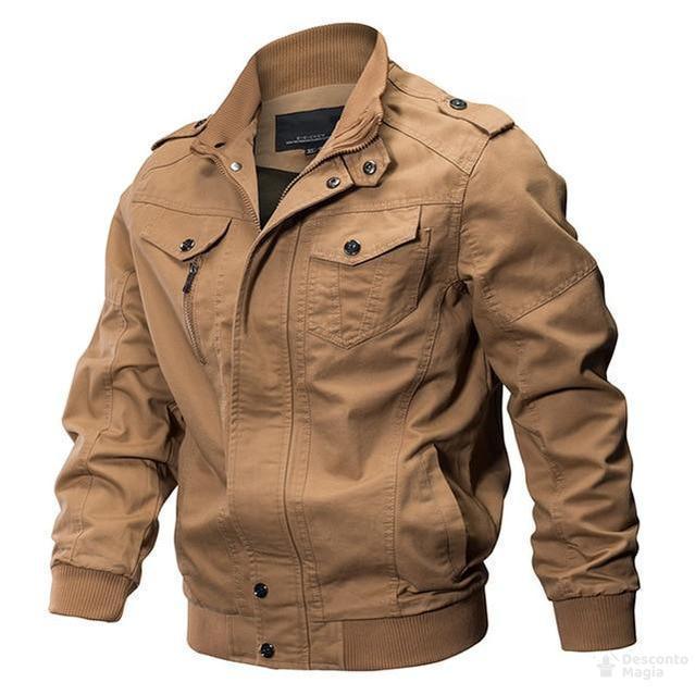 Jaqueta Masculina - Estilo Aviador Militar