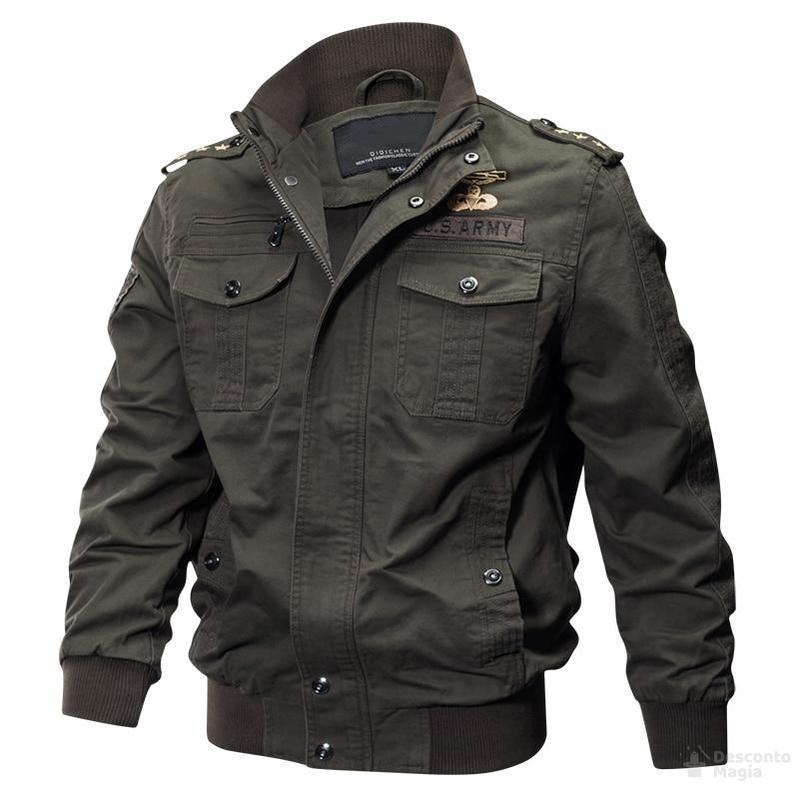 Jaqueta Masculina - Estilo Aviador Militar