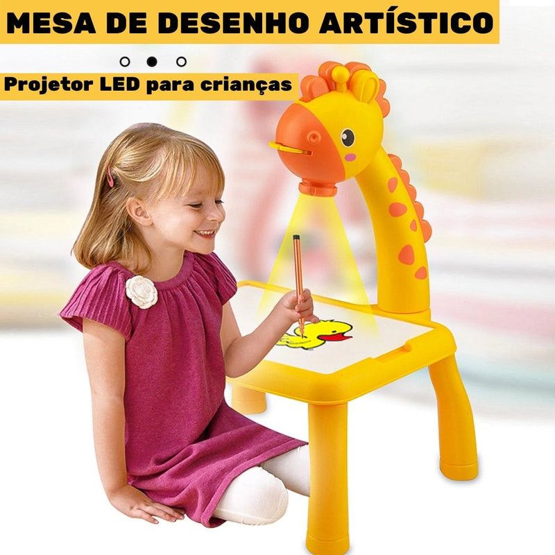 Mesa de Desenho Artístico  Projetor Led para Crianças + FRETE GRÁTIS